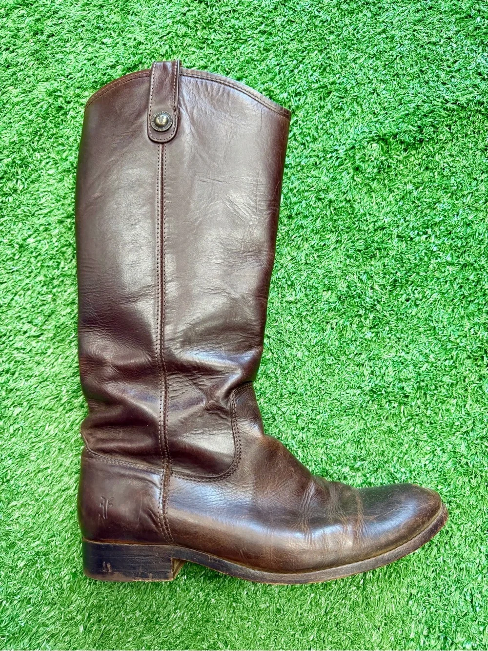 Frye Women's Over-the-Knee Leather Boots in Dark Brown